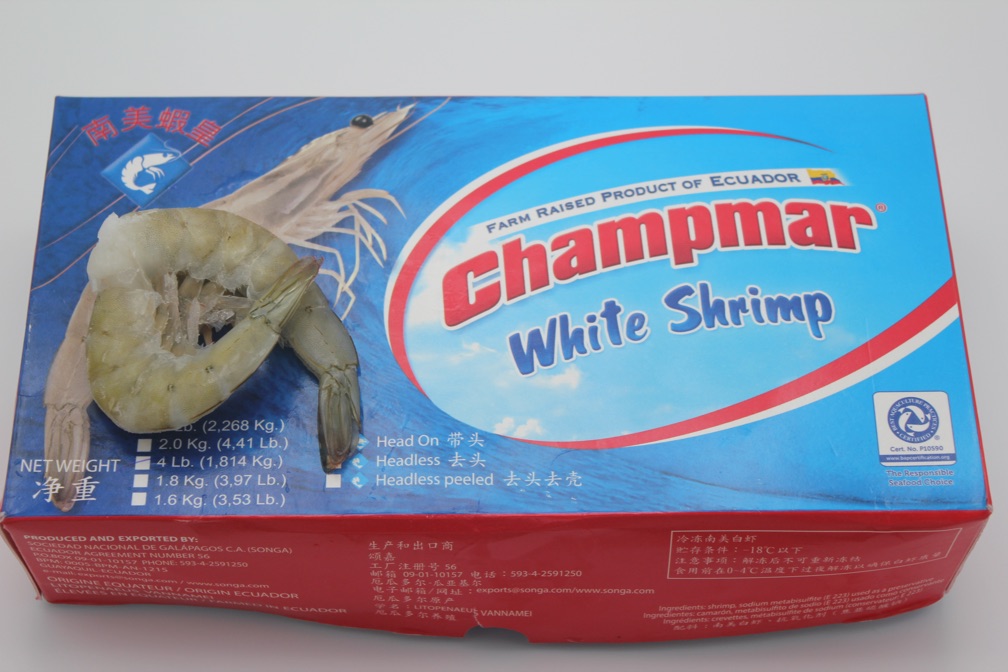 Champmar Shrimp Headless 21/25ct 4 lb / box