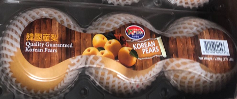 Korean Golden Pears 3pcs / pack