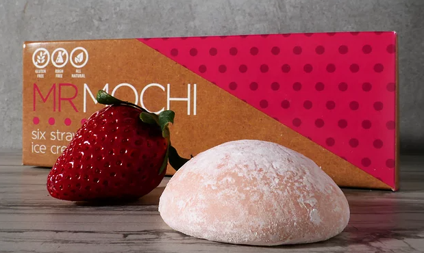 MR Mochi Ice Cream (Strawberry Flavor ) 48pcs/6pack/box